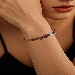 1Pc Polyester Cord Bracelets for Couple&nbsp;BJEW-LP0003-64