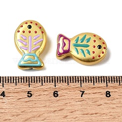 Baking Paint Glass Enamel Beads&nbsp;GLAA-B035-01
