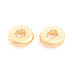 Matte Style Rack Plating Brass Spacer Beads&nbsp;KK-L155-14MG