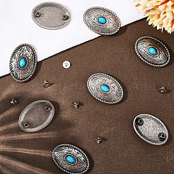 Alloy Decorative Rivets&nbsp;BUTT-CP0001-06A
