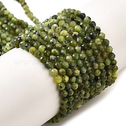 Natural Canadian Jade Beads Strands&nbsp;G-G259-D01-3mm