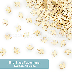 Brass Cabochons&nbsp;KK-OC0001-38C