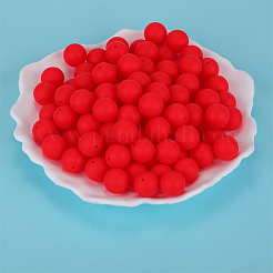 Round Silicone Focal Beads&nbsp;SI-JX0046A-90
