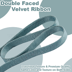 3 Rolls Double-sided Velvet Ribbon&nbsp;OCOR-DR0001-08A