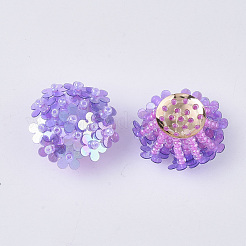 PVC Paillette Cabochons&nbsp;FIND-S321-01C