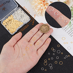 600Pcs 8 Styles 304 Stainless Steel Open Jump Rings&nbsp;STAS-BBC0008-84
