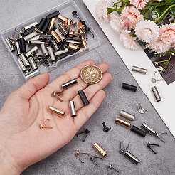 50Pcs 5 Colors Alloy Detachable Cord End Lock Stoppers&nbsp;FIND-CP0002-56