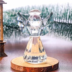 1Pc Glass Angel Display Decorations&nbsp;AJEW-DJ0002-49A