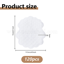 10Pcs Paper Disposable Underarm Sweat Pads&nbsp;FIND-WH0141-034