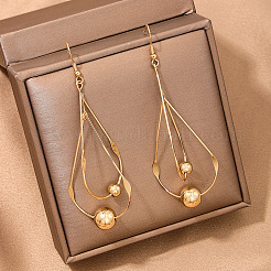Alloy Dangle Earrings&nbsp;WG1B170-01