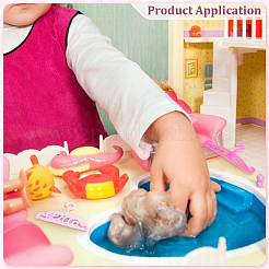 80Pcs 8 Styles Plastic Doll Clothes Hangers&nbsp;DIY-GA0008-48
