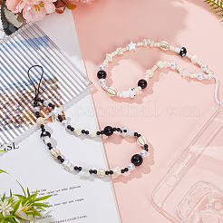 2Pcs 2 Colors Plastic Mobile Straps&nbsp;HJEW-GF0001-44