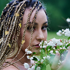 Acrylic Dreadlocks Beads&nbsp;OHAR-AB00006