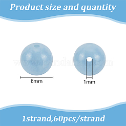 Natural Angelite Beads Strands&nbsp;G-AR0005-69A