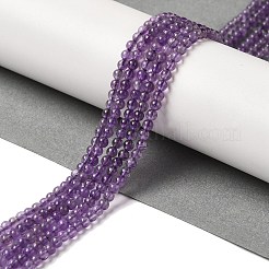 Natural Amethyst Beads Strands&nbsp;G-B090-A22-03