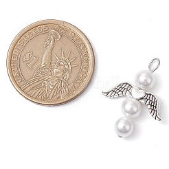 Shell Pearl Beaded Angel Pendants&nbsp;PALLOY-JF03016