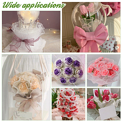 Wrinkled Wavy Polyester Flower Bouquets Wrapping Packaging&nbsp;FIND-WH0110-752