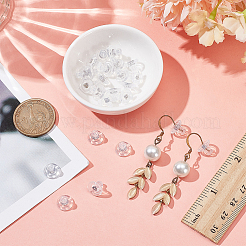 50Pcs Brass Ear Nuts&nbsp;KK-WR0001-78P