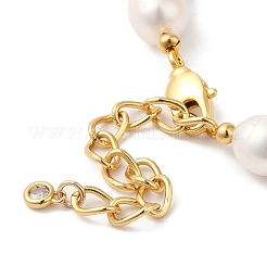 Rice Natural Pearl Beaded Necklaces&nbsp;NJEW-G099-02G