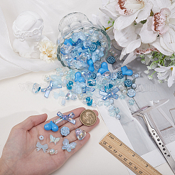 180Pcs 15 Styles Mixed Style Acrylic Beads&nbsp;OACR-PA0001-10