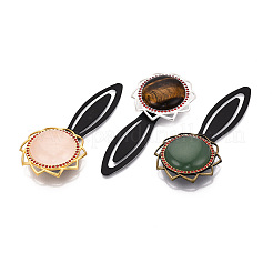 Alloy & Iron Bookmark Cabochon Settings&nbsp;PALLOY-N184-10S