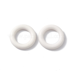 Natural White Agate Donut Charms&nbsp;G-C247-06E