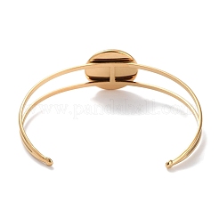 Ion Plating(IP) 304 Stainless Steel Bracelets Setting Making&nbsp;BJEW-B090-03D-G