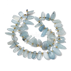 Natural Aquamarine Beads Strands&nbsp;GG-CBADF20-A01