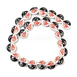 Printed Handmade Porcelain Beads&nbsp;PR-CBA938E-02