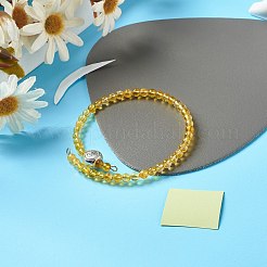 Reiki Crystal Natural Mixed Stone Beads Bangle for Girl Women&nbsp;BJEW-JB06802