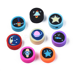 Handmade Polymer Clay Beads&nbsp;X-CLAY-N009-036
