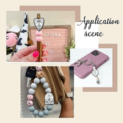 15Pcs 3 Styles Food Grade  Gothic Theme Silicone Focal Beads&nbsp;SIL-CJ0001-88