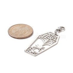 Tarnish Resistant Halloween Theme 201 Stainless Steel Pendant Decorations&nbsp;HJEW-JM00967