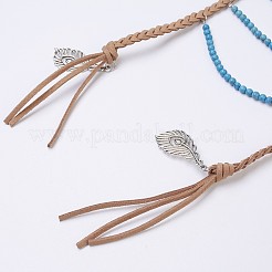 Natural & Synthetic Mixed Stone Tiered Necklaces&nbsp;NJEW-JN02124