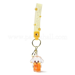 Dog Acrylic Pendant Keychain&nbsp;KEYC-G050-03LG