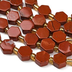 Natural Red Jasper Beads Strands&nbsp;G-F833-B15-01