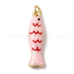 Brass Enamel Pendants&nbsp;KK-H092-08G