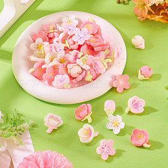 48Pcs Resin Flower & Iron Push Pins Set&nbsp;AJEW-TAC00050