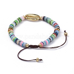 Nylon Thread Braided Beads Bracelets&nbsp;BJEW-JB04553-01