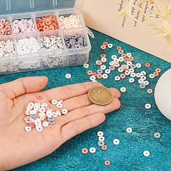 100G 10 Colors Handmade Polymer Clay Beads&nbsp;CLAY-BT0001-05