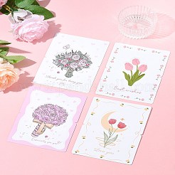 40 Sheets 4 Styles Paper Invitations Greeting Card&nbsp;AJEW-FS0001-26
