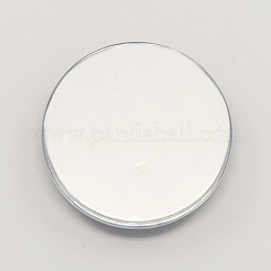 Retro Black and White Picture Glass Cabochons&nbsp;GGLA-A002-25mm-NN