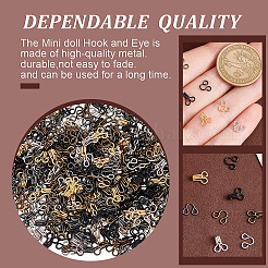 300Pcs 5 Colors Brass Interlocking Clasps&nbsp;FIND-GO0002-45