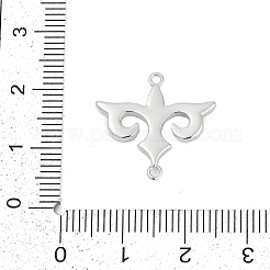 Brass Flower Connector Charms&nbsp;KK-G522-18P