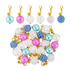 4 Sets Acrylic Pendants Decorations&nbsp;HJEW-PH0001-80