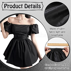 Polyester Stretch Short Oversleeves for Women&nbsp;AJEW-WH0542-011