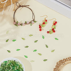 500Pcs 5 Colors Transparent Acrylic Charms&nbsp;TACR-SP0001-35