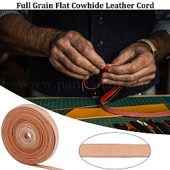 5M Flat Cowhide Leather Cord&nbsp;WL-GF0001-22C-04