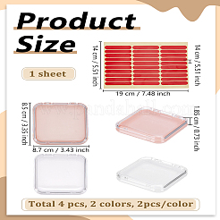 Transparent Plastic Nail Art Tool Box&nbsp;MRMJ-LP0002-33B-01