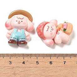 Cartoon Opaque Resin Decoden Cabochons&nbsp;RESI-R448-06